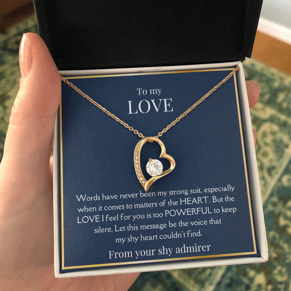 To My Love, From Your Shy Admirer