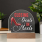 Closing Deals In Heels, Acrylic Plaque For Office Desk, Realtor Gift Idea, Entrepreneur, Boss Lady, SheEO