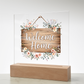 Welcome Home Acrylic Keepsake, Housewarming Gift Idea