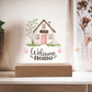 New Homeowners, Welcome Home Rustic Sign Acrylic Keepsake