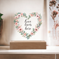 Love Lives Here Sign, Keepsake Acrylic Gift