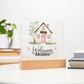 New Homeowners, Welcome Home Rustic Sign Acrylic Keepsake