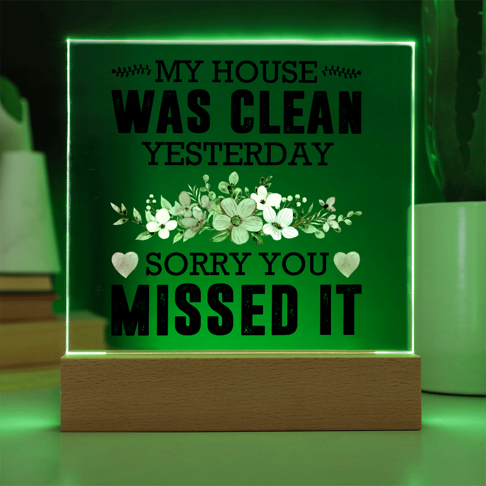 Acrylic Plaque Rustic Home Decor, Housewarming Gift Ideas, Home Office Decor