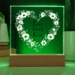 Love Lives Here Sign, Keepsake Acrylic Gift