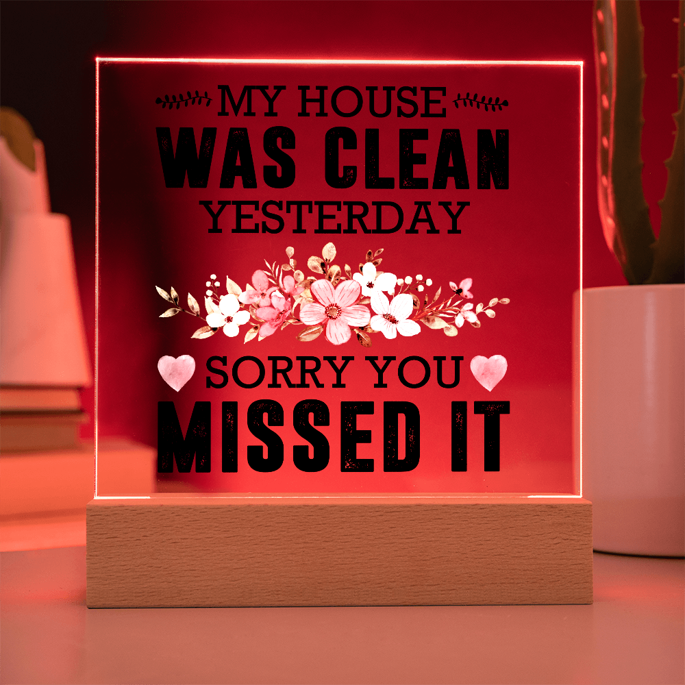 Acrylic Plaque Rustic Home Decor, Housewarming Gift Ideas, Home Office Decor