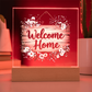 Welcome Home Acrylic Keepsake, Housewarming Gift Idea