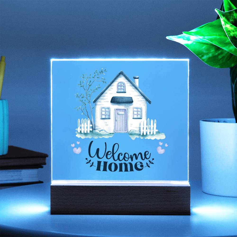 New Homeowners, Welcome Home Rustic Sign Acrylic Keepsake